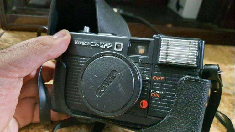 E218 cámara Konica clásica de colección analógica de
