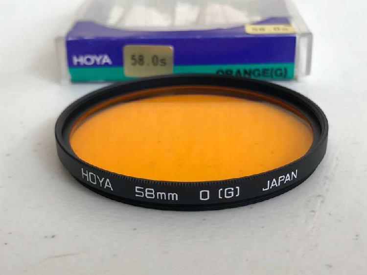 Filtro Orange Naranja 58mm Ø - Hoya - Hecho En Japon
