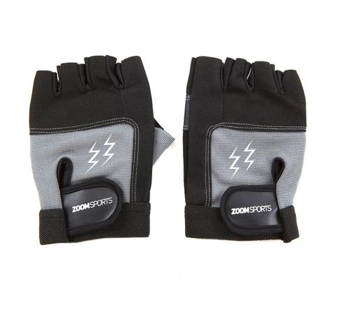Guantes Gym Negro/gris Zoom Sports Talla M