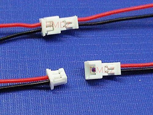 Letool 30 Pares Jst 1.25mm 2 Pin Micro Macho Conector He...