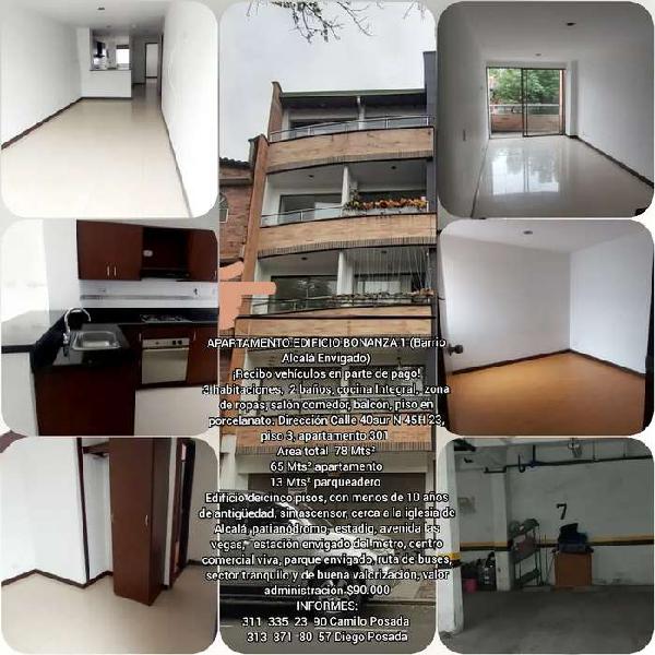 Vendo Apartamento Alcalá envigado edificio bonanza