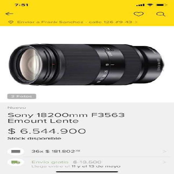 Vendo camara reflex Sony a55 con lente 18-200