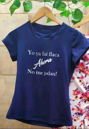 Camiseta yo fui flaca