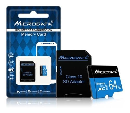 Memoria Celular Tablet Microsd 64gb Con Adaptador Sd