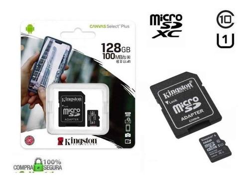 Memoria Micro Sd 128gb Kingston Nueva Original Con Garantía