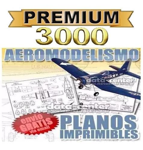 3000 Planos Aeromodelismo Radiocontrol Aviones Radio Control