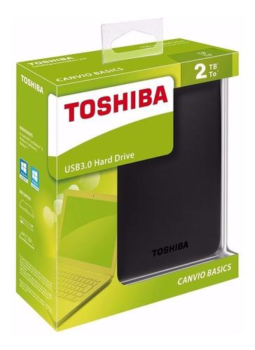Disco Duro Externo Portátil De 2 Teras Toshiba 3.0.
