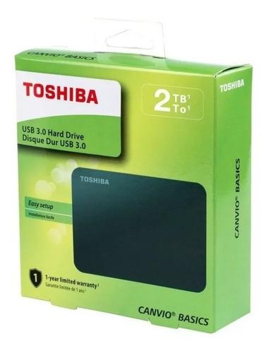 Disco Duro Externo Toshiba 2tb Teras Modelo Canvio 2019