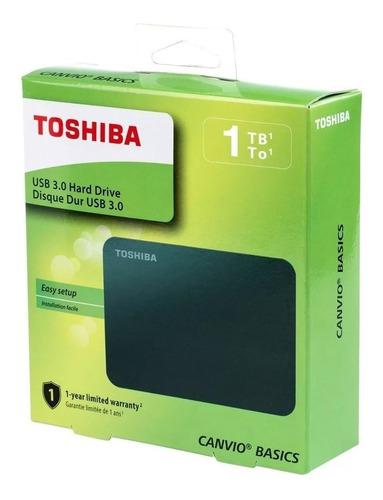 Disco Duro Externo Toshiba Canvio Basics 3.0 1tb