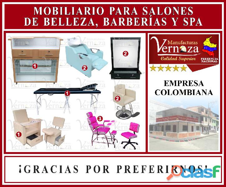 MOBILIARIO PARA PELUQUERIA MANUFACTURAS VERNAZA