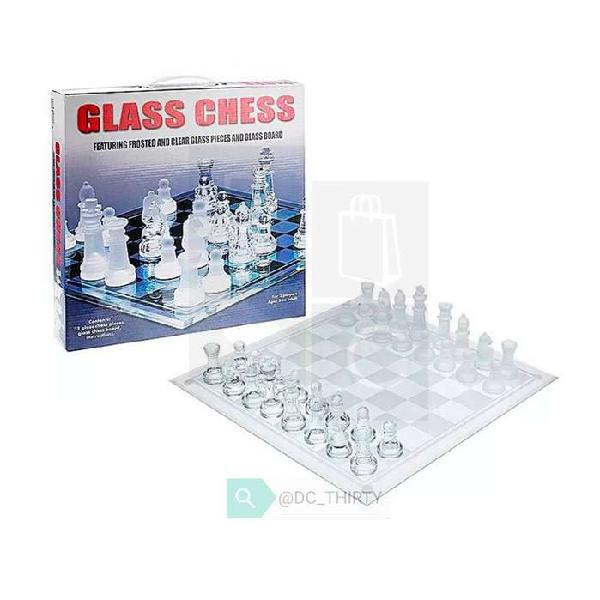 Ajedrez De Cristal Elegante Glass Chess Juego De Mesa