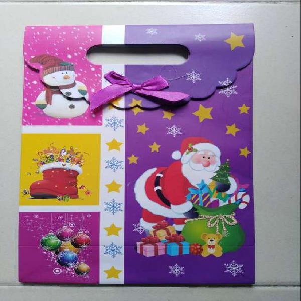 Bolsas En Carton Deseños Navidad, Regalos Navideños