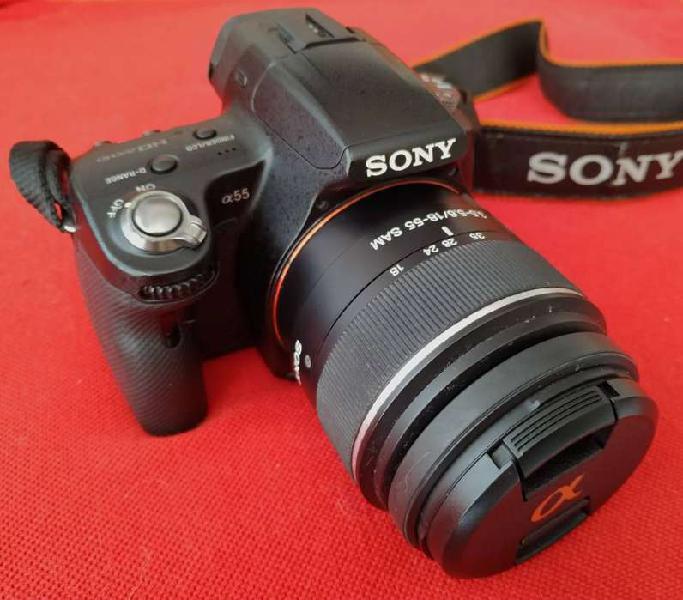 Camara Sony Slt A55- Como Nueva