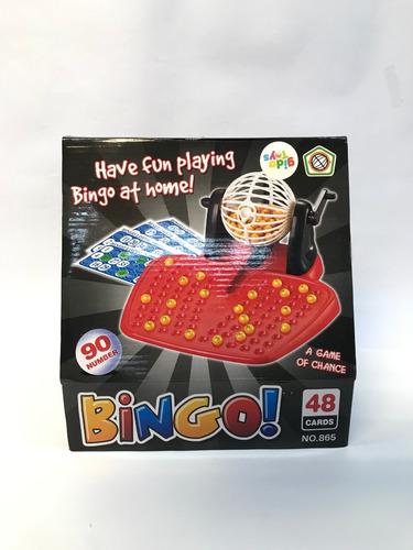 Juego De Bingo Familiar Con Balotera