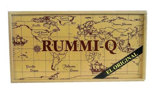 Juego De Mesa Rummi-q Caja Madera Original