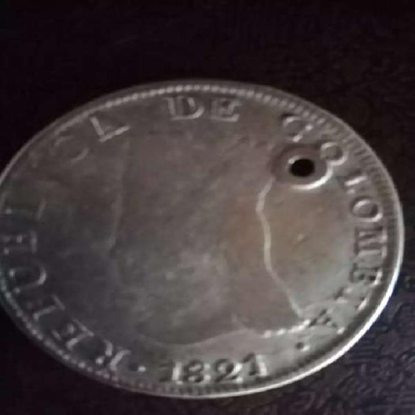 La chinita 1821 colombia monedas de plata