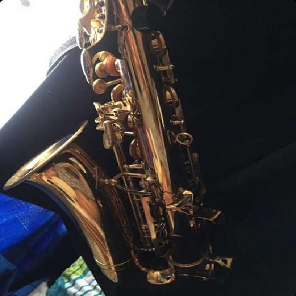 Saxofon alto conductor.