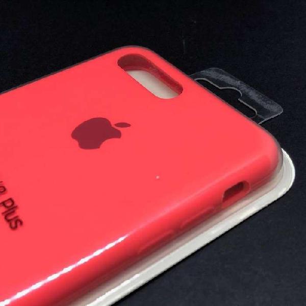 Silicone Case para Iphone 7 Plus color Salmon Domicilio