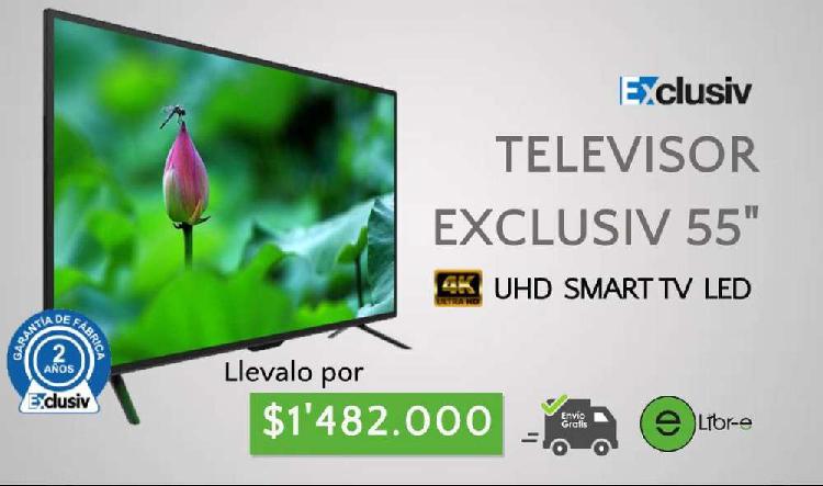 TELEVISOR EXCLUSIV 55" UHD, 4K, SMART TV