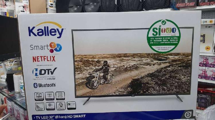 TV smartv Kalley 32" + Soporte+ kit de limpieza