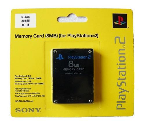 Tarjeta De Memoria Memory Card 8mb Ps2 Sony Playstation 2