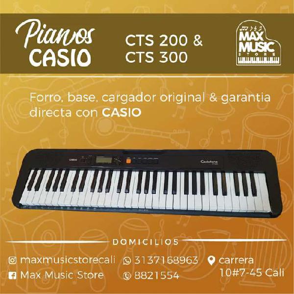 Teclado digital CASIO CTS200