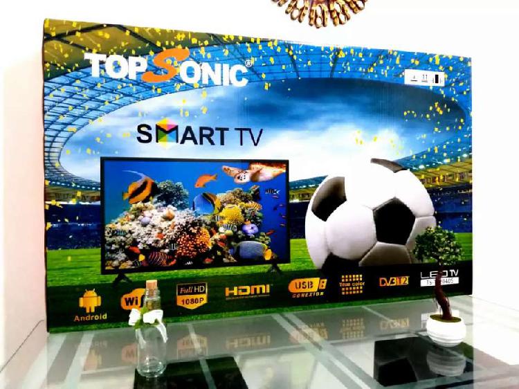 Televisor Smart TV marca topsonic de 40 pulgadas