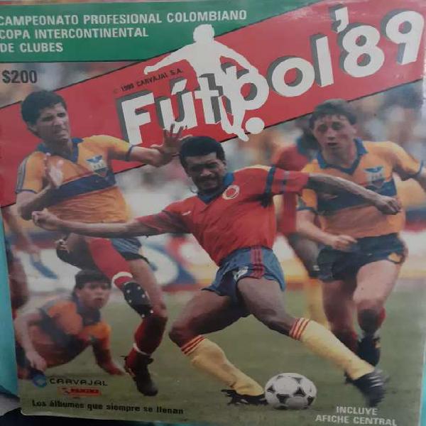 Vendo album del fútbol profesional colombiano 1989 Panini