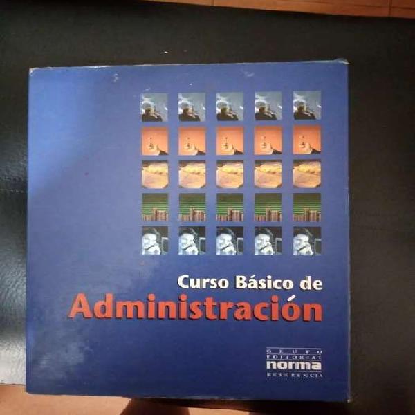 Vendo libros de curso básico de administración