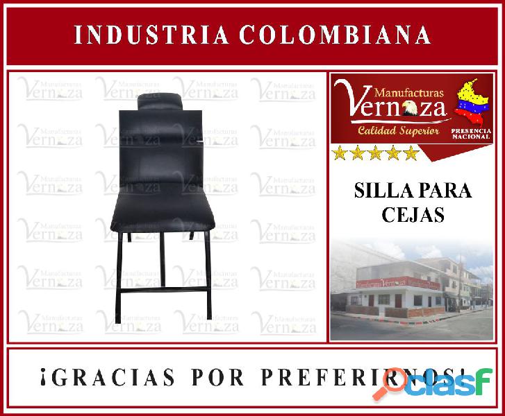 SILLA PARA DEPILACIÓN DE CEJAS SOMOS MANUFACTURAS VERNAZA