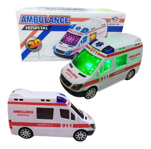 Ambulancia Carro Juguete Jugueteria Juego Didactico
