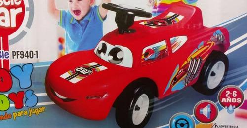 Carro Montable Niños Cars Versión Rayo Mcqueen