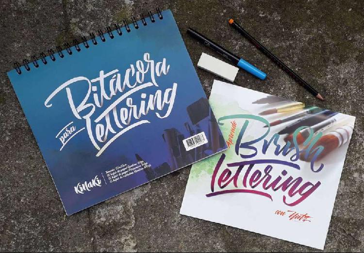 Libro para pintar de lettering