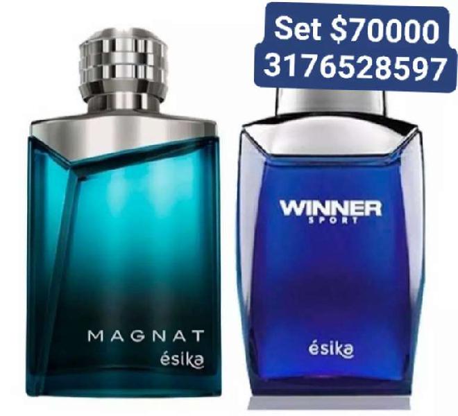 Locion winner sport fragancia masculina esika regalo dia del