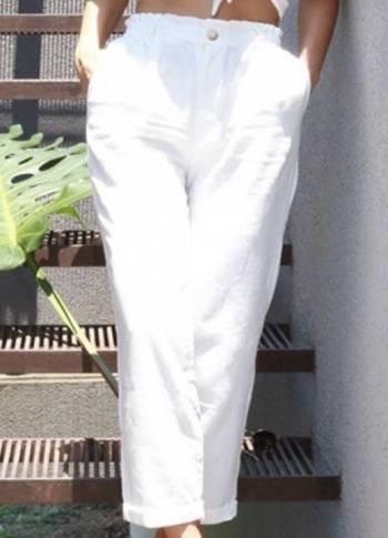 Pantalon blanco NUEVO tela fresca