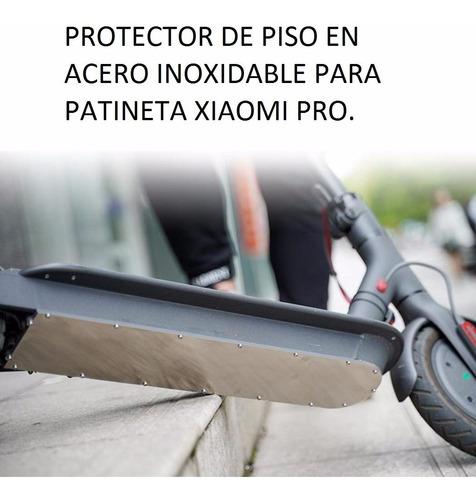 Protector De Piso Para Scooter Patineta Xiaomi Pro Acero 304