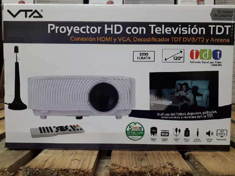 Proyector HD con tv TDT