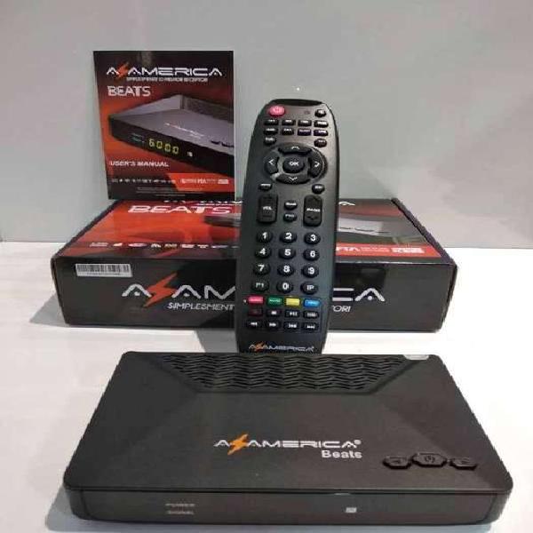 RECEPTOR SATELITAL TV LIBRE AZAMERICA BEATS HD dual Tuner