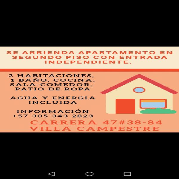 Se alquila apartamento