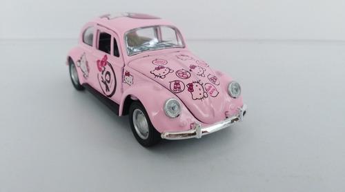 Volkswagen Beetle, Hello Kitty, Escala 1/30, 13cms De Largo