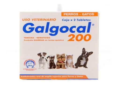 Antiparasitario Mascotas Galgocal 200 X 2 Tab. Doble