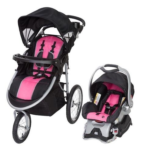 Coche Stroller Bebe Niña Baby Trend + Silla Carro Pink