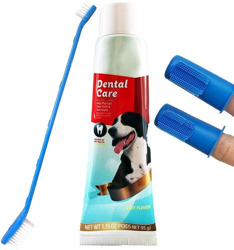 Crema Dental Y Cepillos De Dientes Para Perros Gatos Mascota