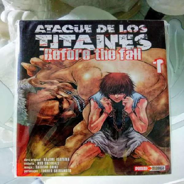 Manga Ataque de los Titanes: Before the Fall, tomo 1