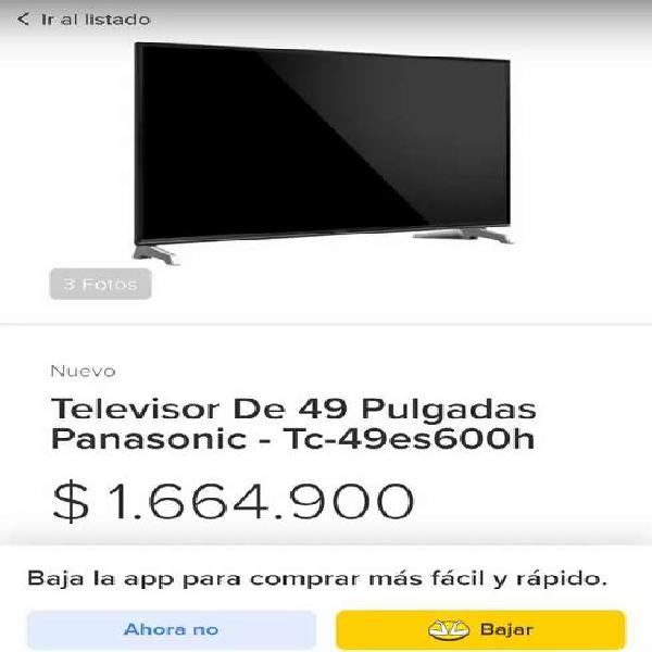 Televisor Smart TV Panasonic 49"