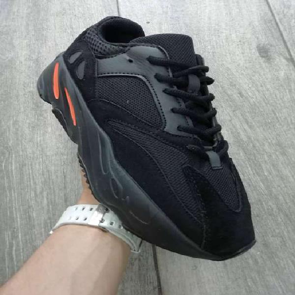 Zapatillas Adidas Yezzy 700 Negro Naranja Envío Gratis