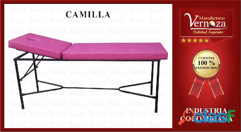 3 PRECIOSA CAMILLA TUBULAR PARA MASAJES, MV EN ARMENIA