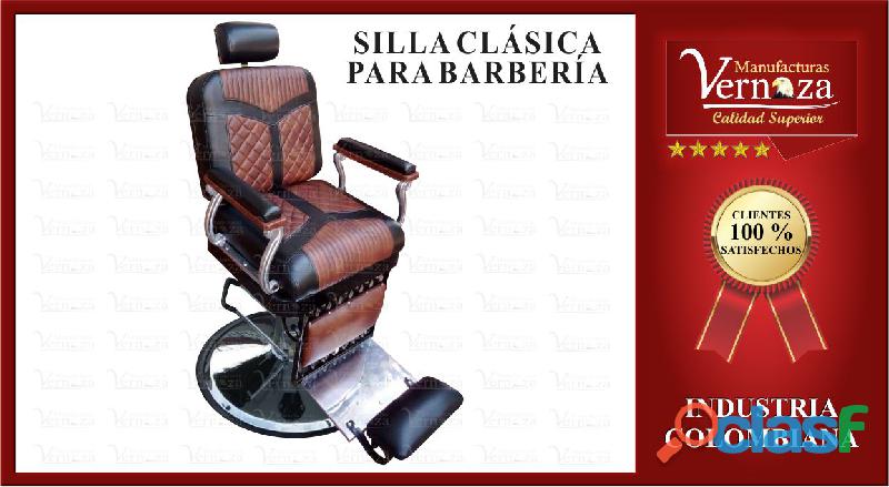 14. EXCELENTE SILLA DE BARBERIA DISPONIBLE