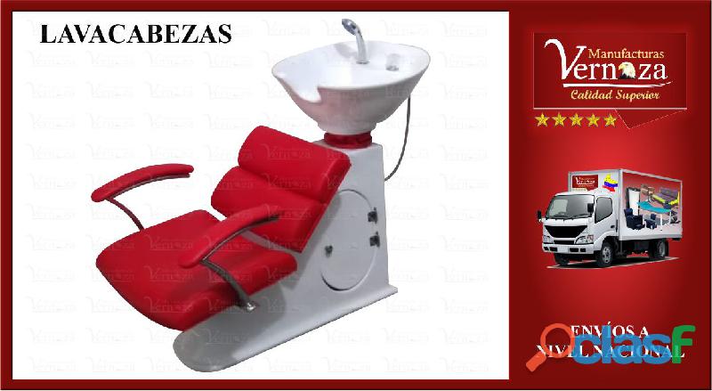 6 LAVA CABEZAS CON CUERPO EN ACERO INOXIDABLE6,