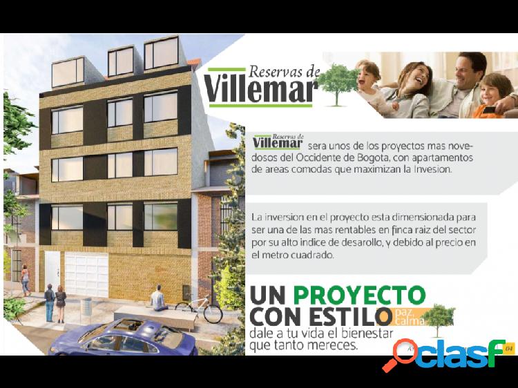 APARTAMENTO EN VENTA BOGOTA FONTIBON/VILLEMAR